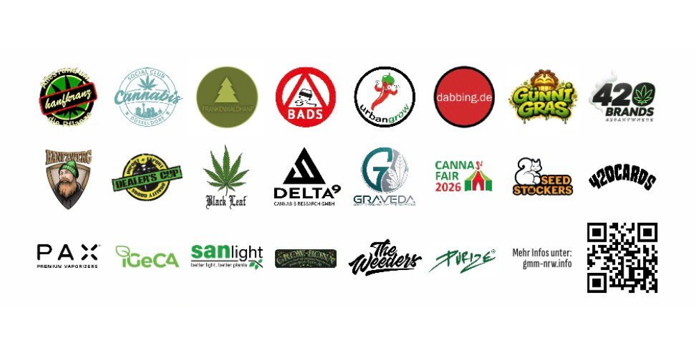 Sponsoren und Unterstützer des Global Marijuana March Düsseldorf