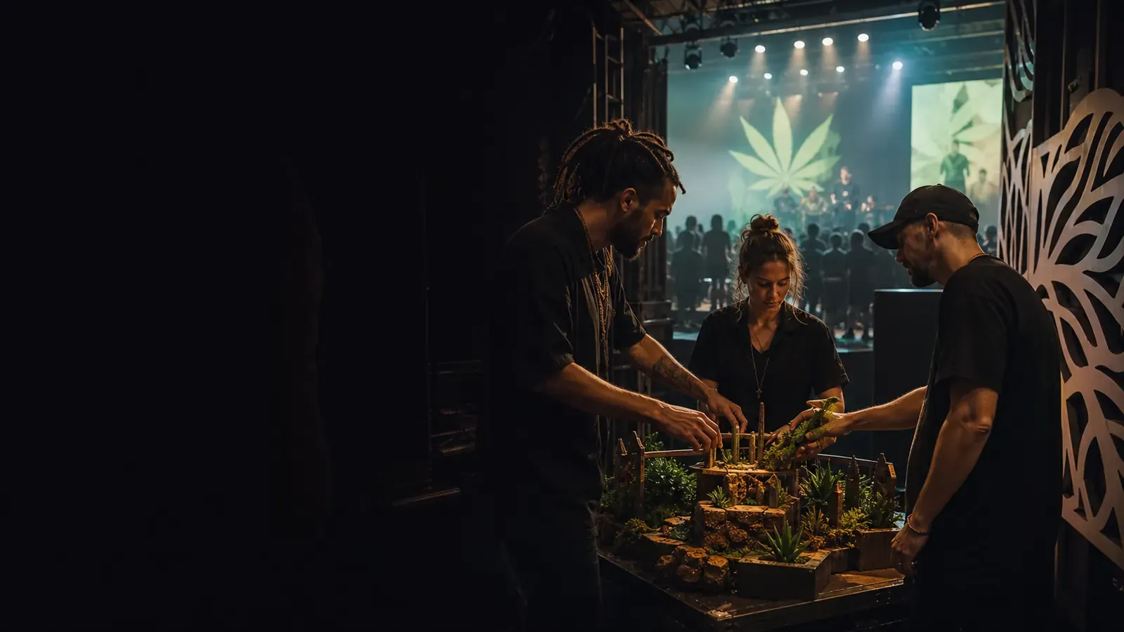 Artist, Eventteam und Brand entwickeln gemeinsam eine 420-Kultur-Aktivierung