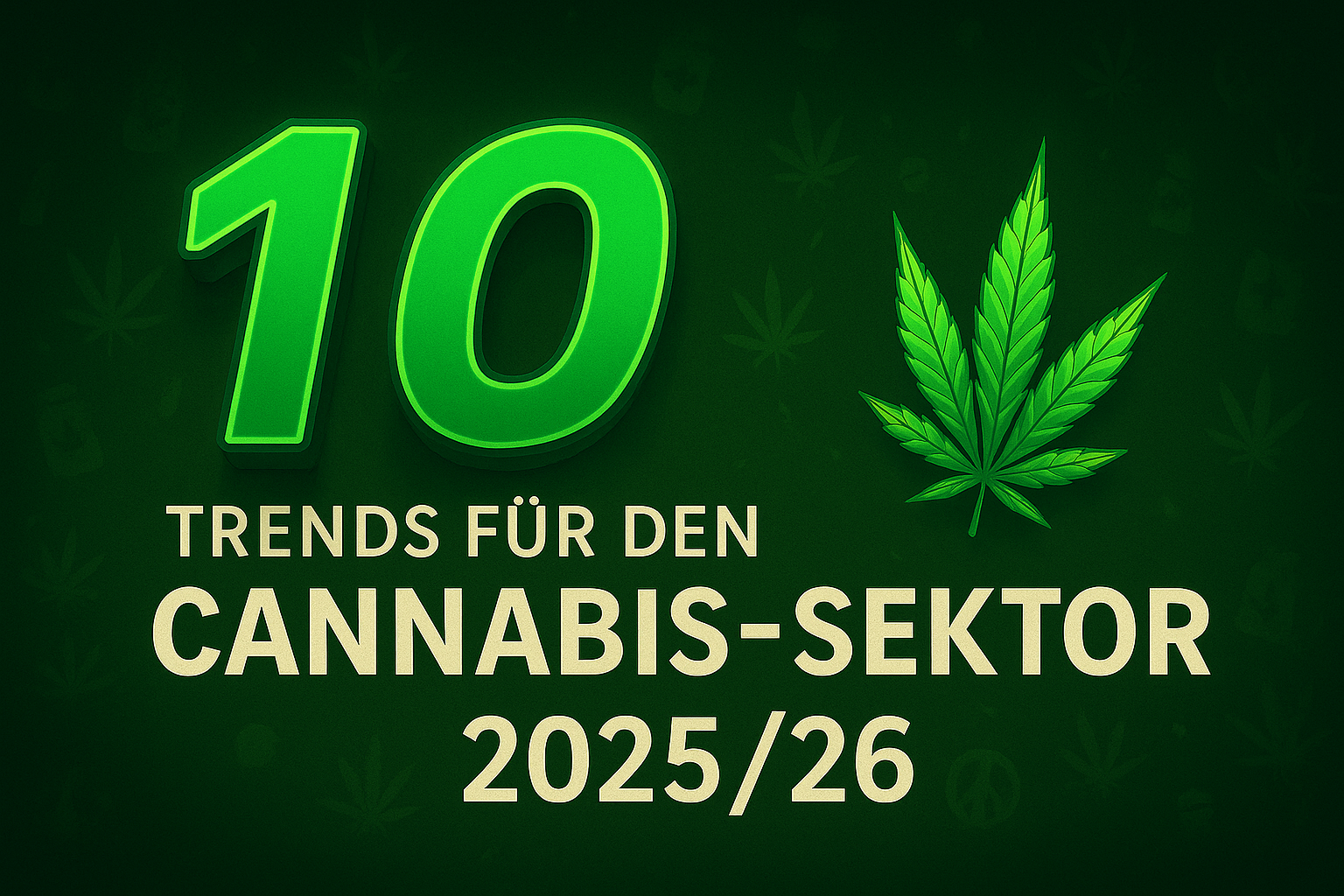 10 Trends, die den deutschen Cannabis-Sektor 2025/26 neu definieren
